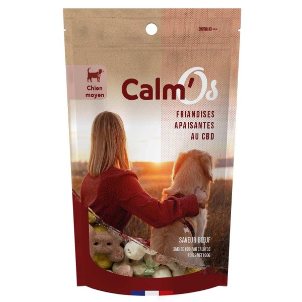 Friandise CBD chien moyen | CALM'OS NOVALOA