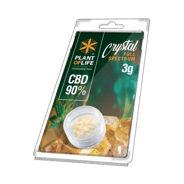 Cristaux CBD 90% full spectrum 3g