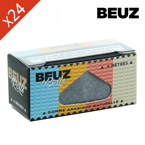 Boite de 24 Rouleaux de feuille Slim BLANC Ultra Fin BEUZ