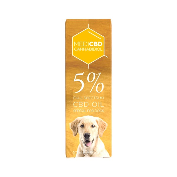 Huile CBD 5% chien