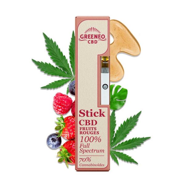 Vape pen CBD full spectrum 70%  | GREENEO sans nicotine (Chanvre)