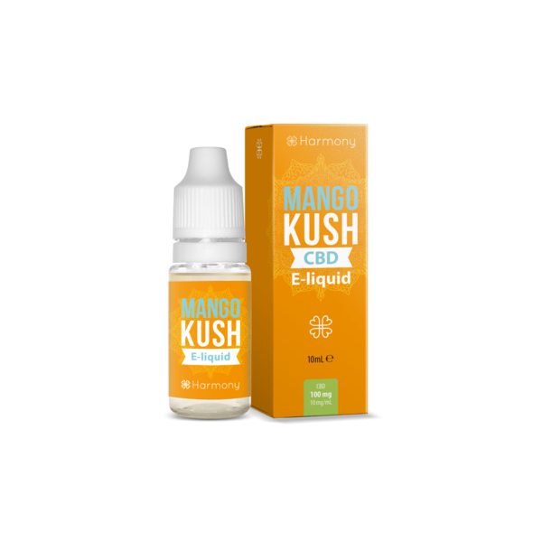 E-liquide CBD Mango Kush Harmony 10ml sans nicotine (100mg)