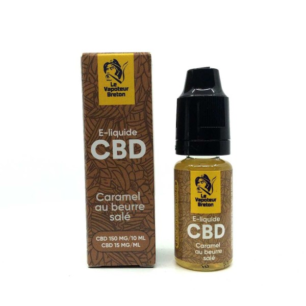 E-liquide CBD caramel 150mg | LE VAPOTEUR BRETON sans nicotine