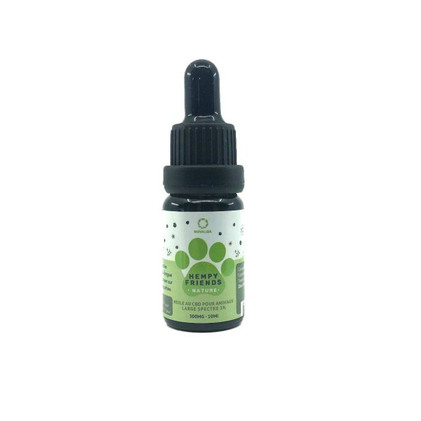 Huile CBD 3% pour animaux Nature NOVALOA 10ml