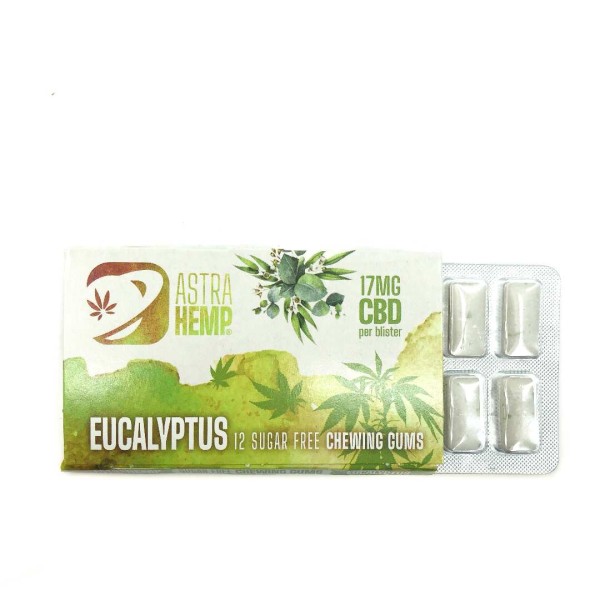 Chewing-gum CBD eucalyptus | ASTRA HEMP